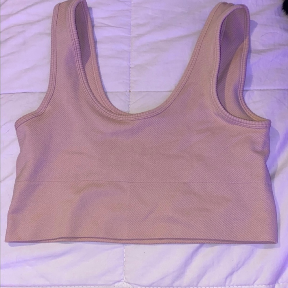 tan crop top